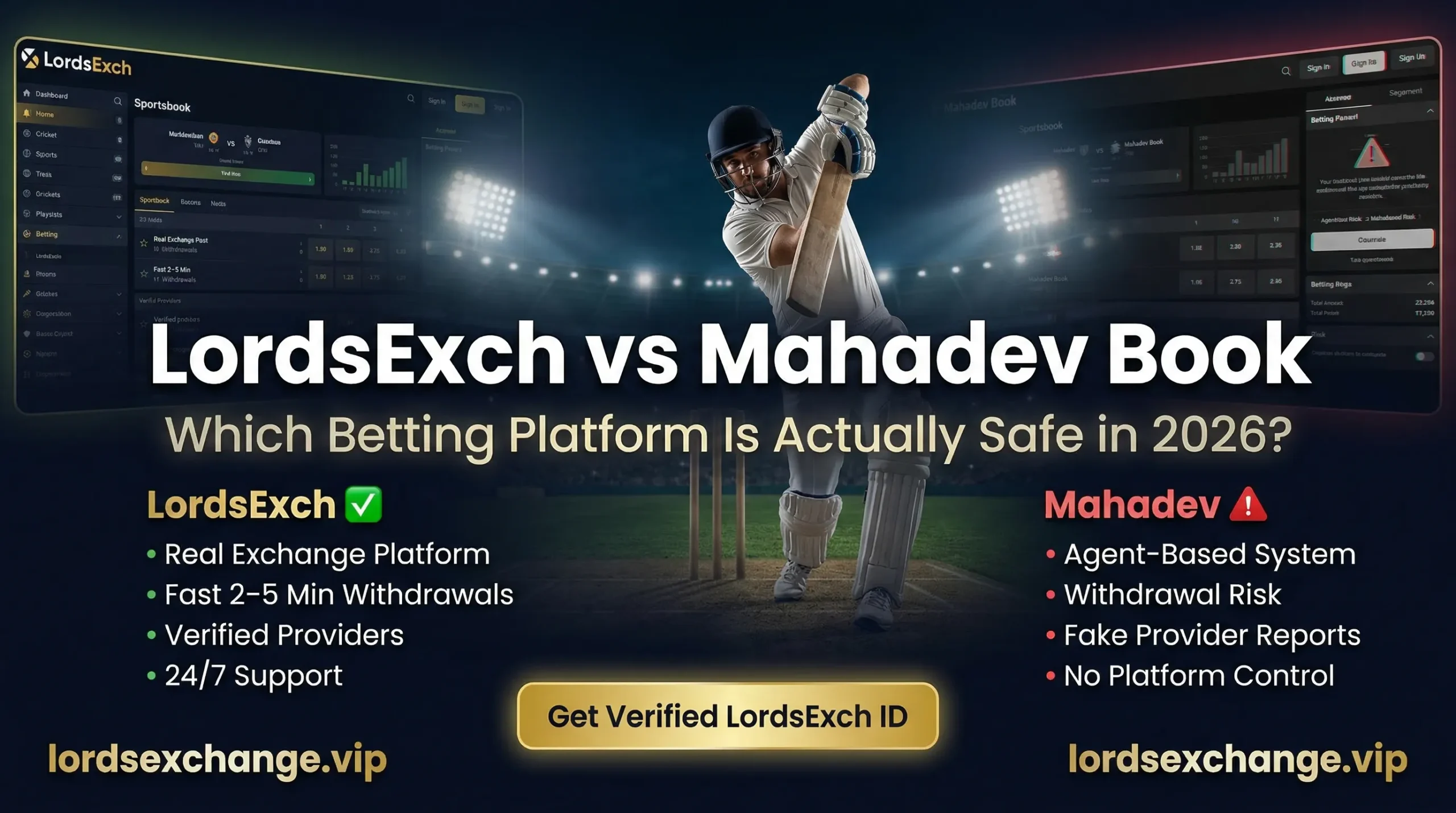 LordsExch vs Mahadev Book